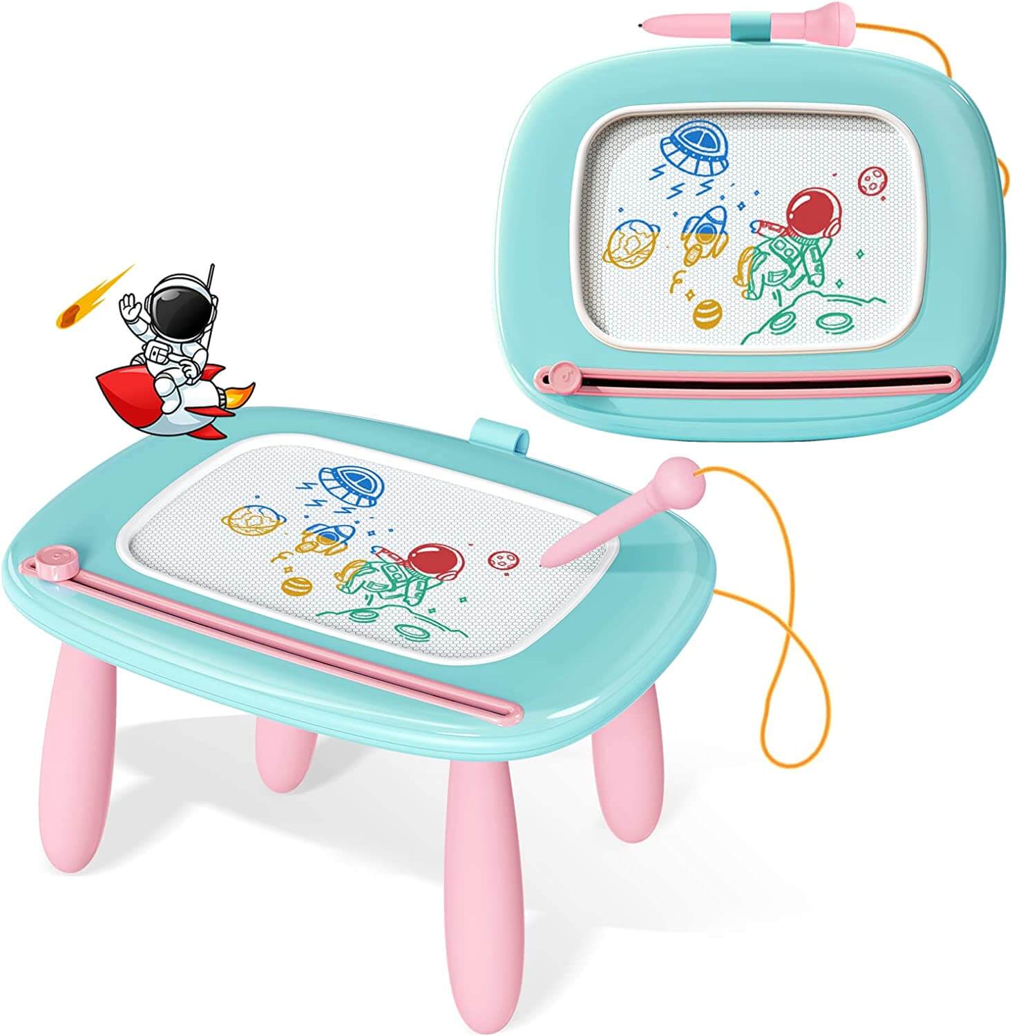 Kikidex Toddler Toys Upgraded Magnetic Drawing Board Toys for Toddlers 1 2 3 Year Olds Birthday Christmas Gifts