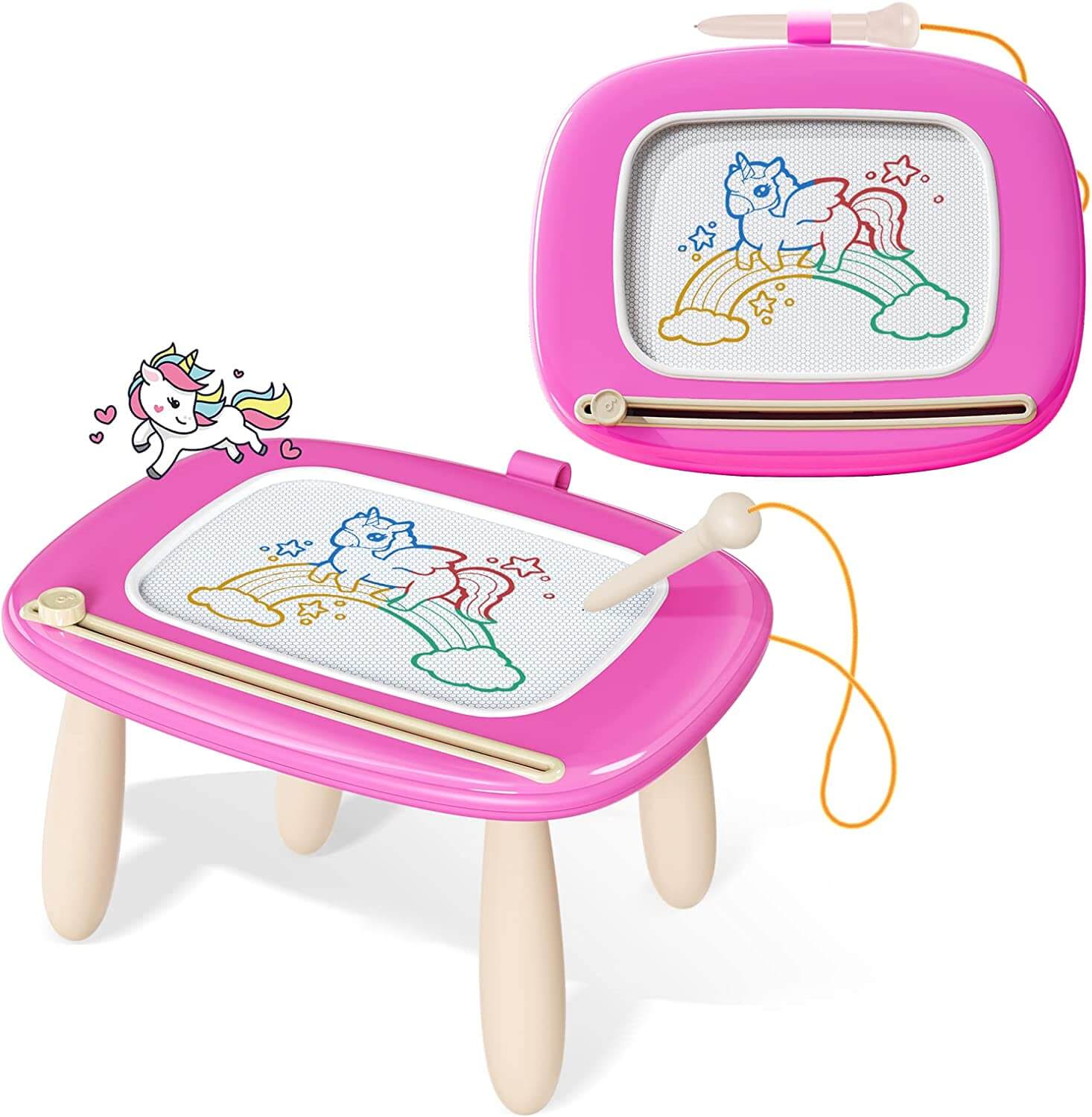 Kikidex Toddler Toys Upgraded Magnetic Drawing Board Toys for Toddlers 1 2 3 Year Olds Birthday Christmas Gifts