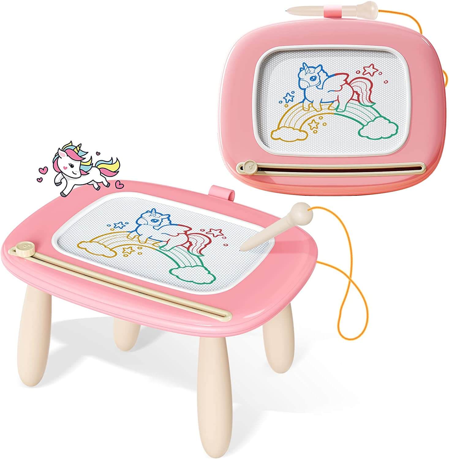Kikidex Toddler Toys Upgraded Magnetic Drawing Board Toys for Toddlers 1 2 3 Year Olds Birthday Christmas Gifts