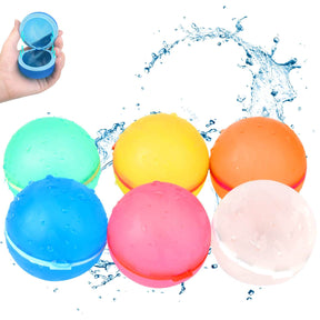 Magnetic Reusable Water Balloons Outdoor Water Summer Fun Toys Birthday Gift