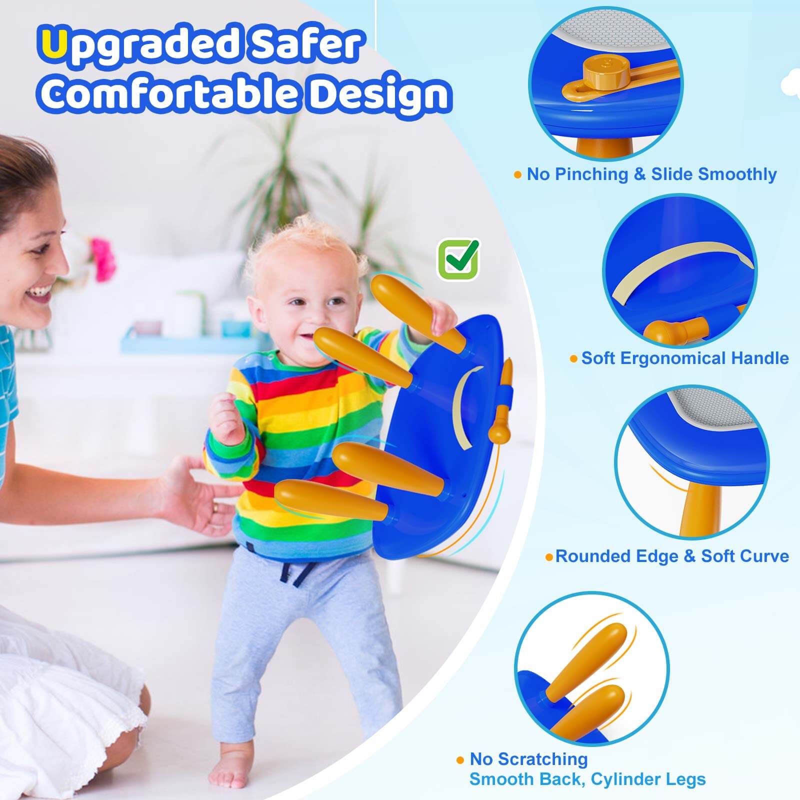 Kikidex Toddler Toys Upgraded Magnetic Drawing Board Toys for Toddlers 1 2 3 Year Olds Birthday Christmas Gifts