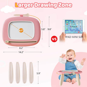 Kikidex Toddler Toys Upgraded Magnetic Drawing Board Toys for Toddlers 1 2 3 Year Olds Birthday Christmas Gifts