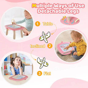 Kikidex Toddler Toys Upgraded Magnetic Drawing Board Toys for Toddlers 1 2 3 Year Olds Birthday Christmas Gifts