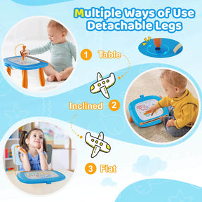 Kikidex Toddler Toys Upgraded Magnetic Drawing Board Toys for Toddlers 1 2 3 Year Olds Birthday Christmas Gifts